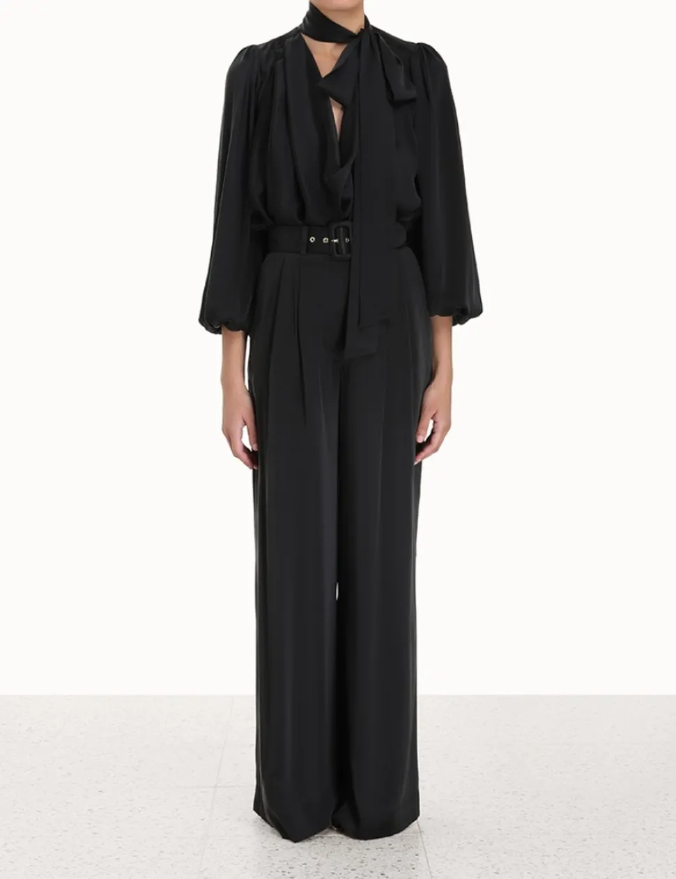 Silk Billow Blouse