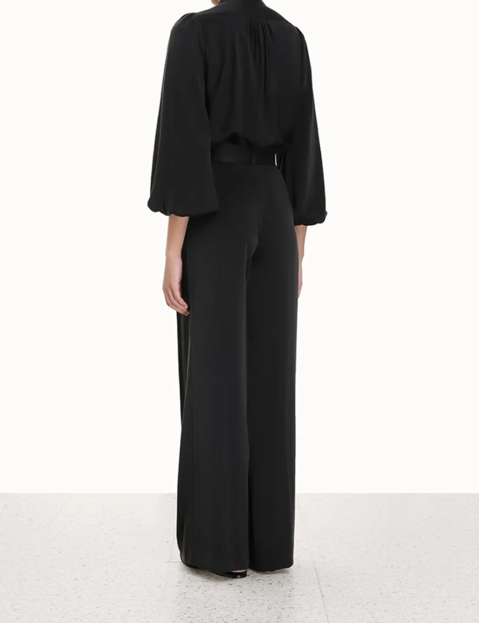 Silk Billow Blouse
