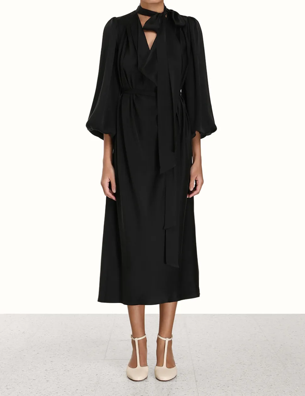 Silk Billow Dress