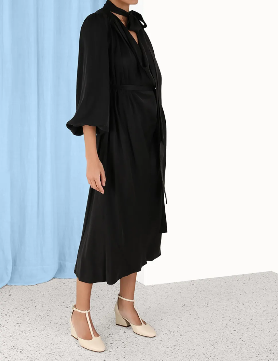 Silk Billow Dress