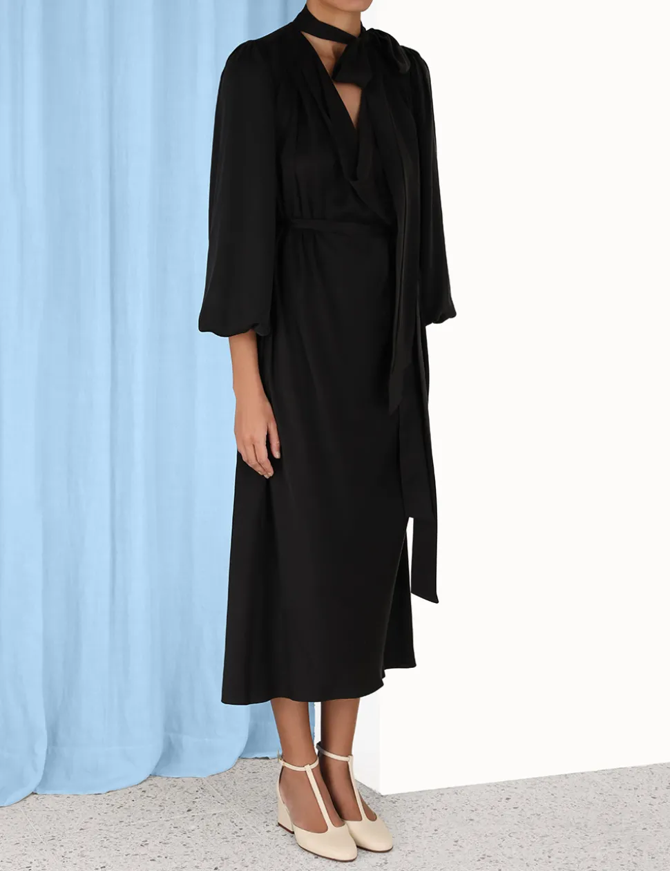 Silk Billow Dress