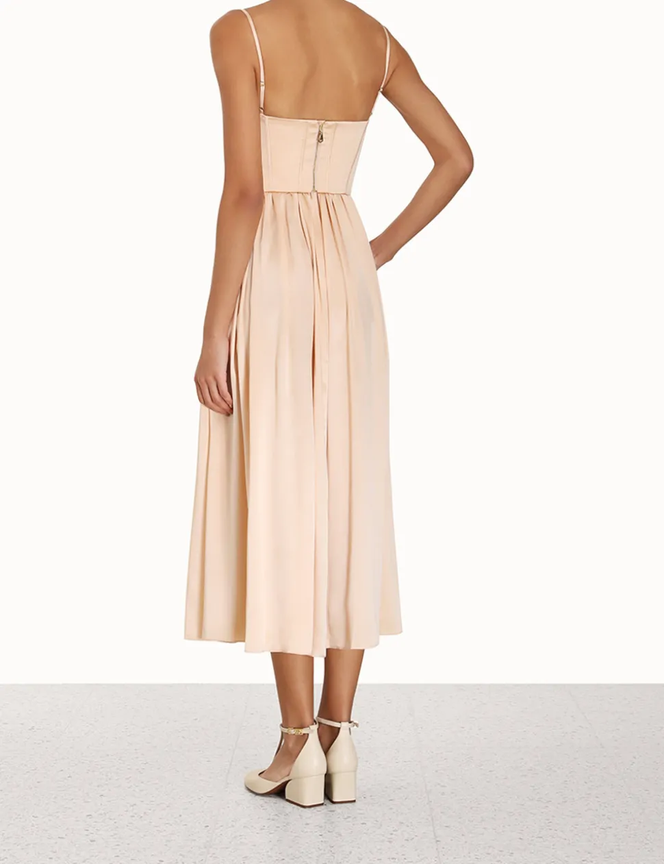 Silk Corset Dress