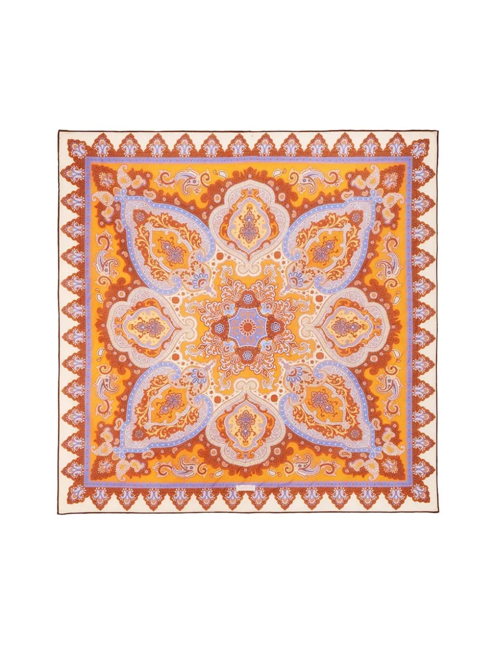 Silk Cotton Square Scarf