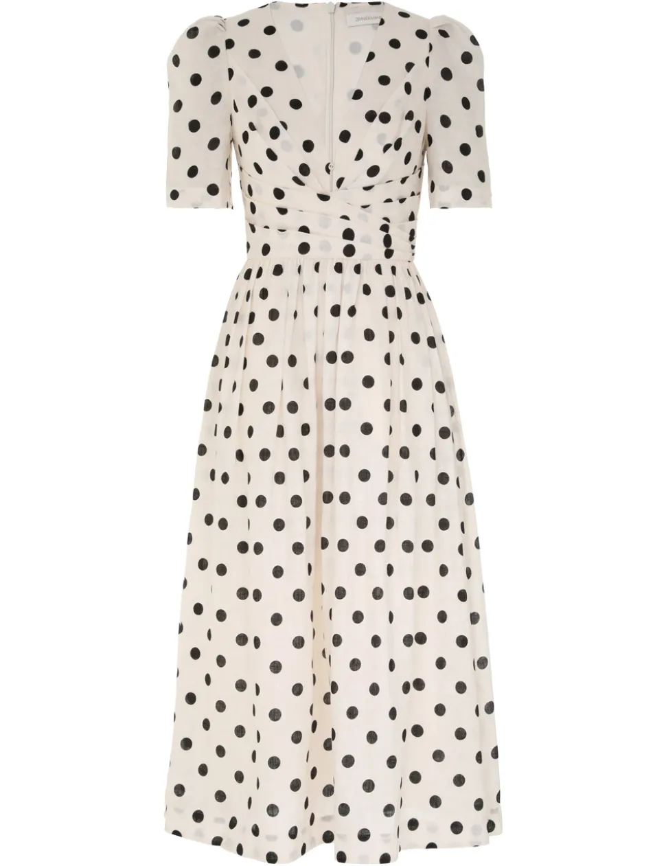 V Neck Midi Dress