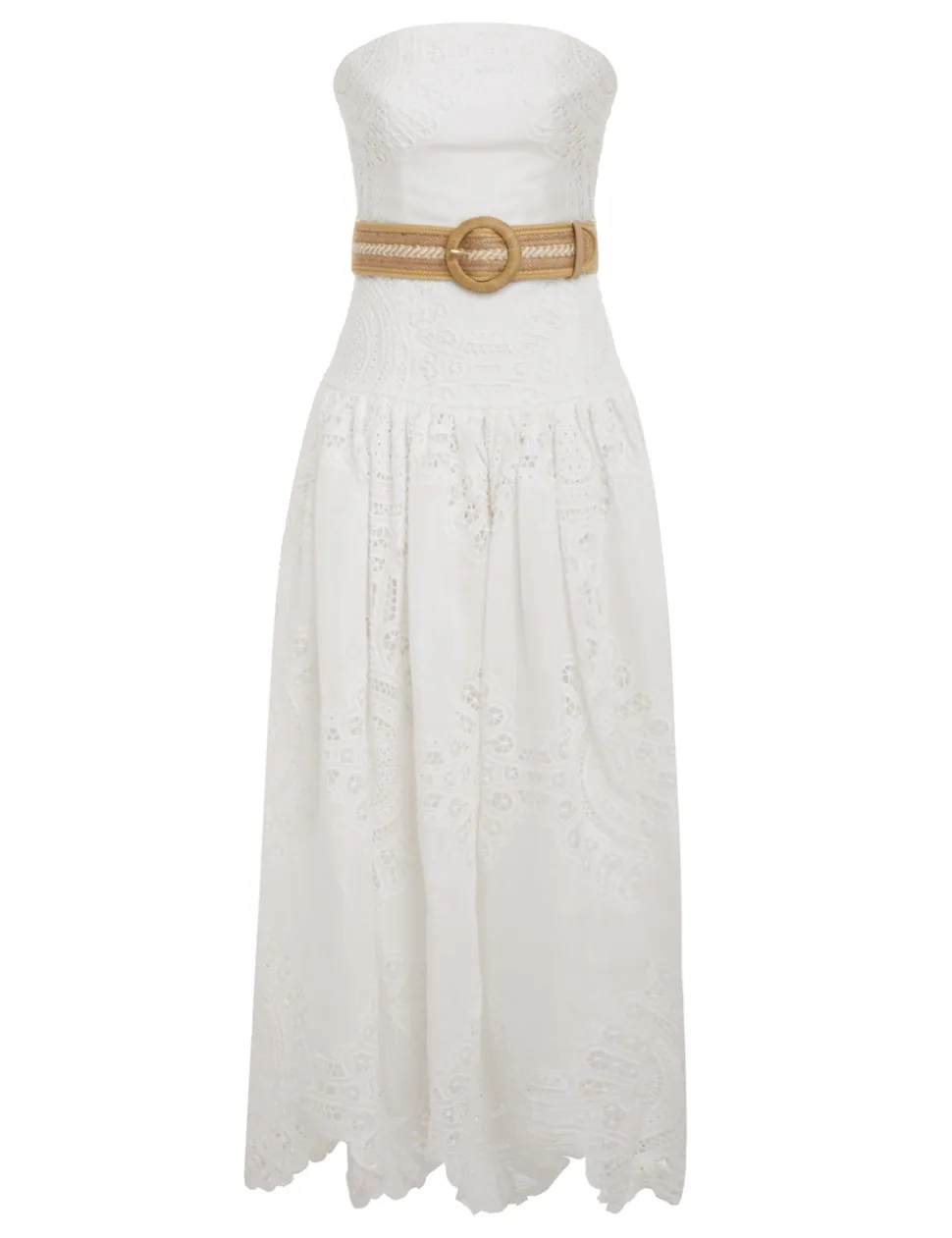 Vacay Strapless Midi Dress